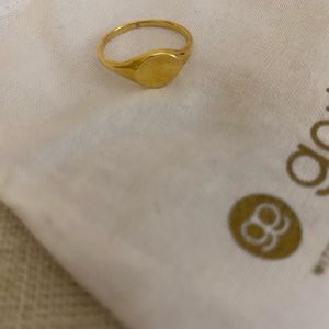 Gorjana Bespoke Signet Ring (Gold)